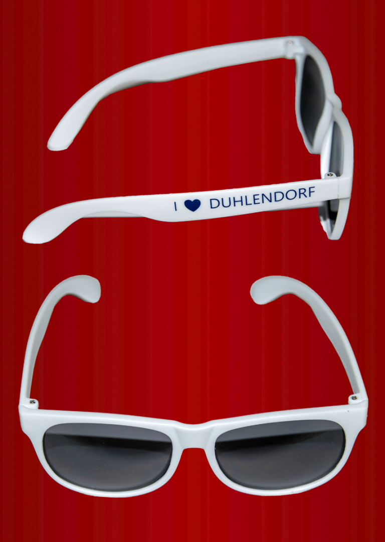 Brille weiß 